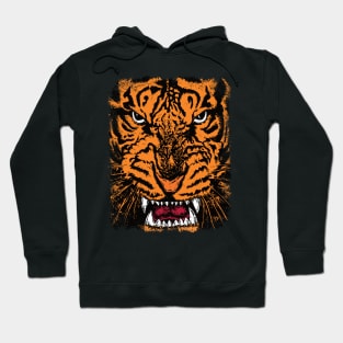 Tiger Face White Eyes Year of the Tiger 2022 Hoodie